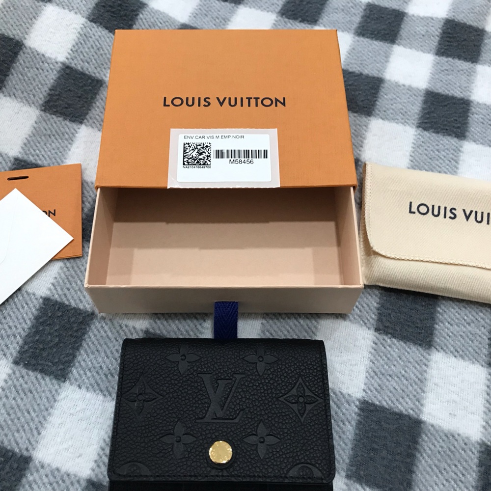 Louis Vuitton Monogram Empreinte leather Business Card Holder